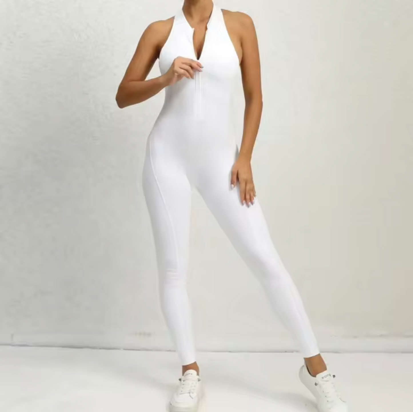 Greta – Fitness-Jumpsuit mit Reißverschluss