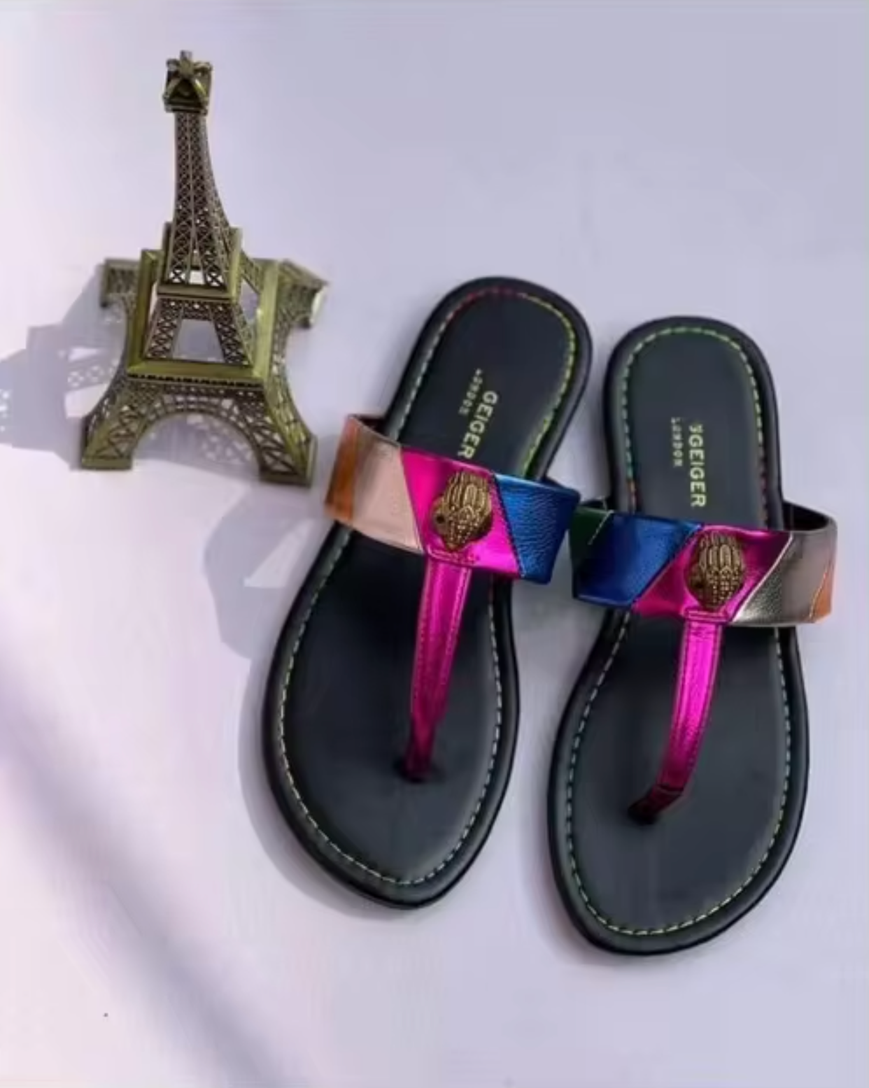 Chloe – Stylische Plateau-Flip-Flops