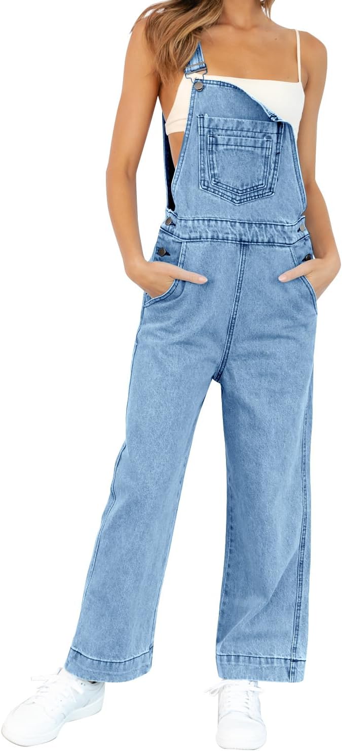 Melissa – Jeans-Jumpsuit mit weitem Bein