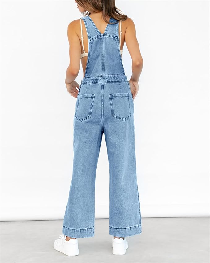 Melissa – Jeans-Jumpsuit mit weitem Bein