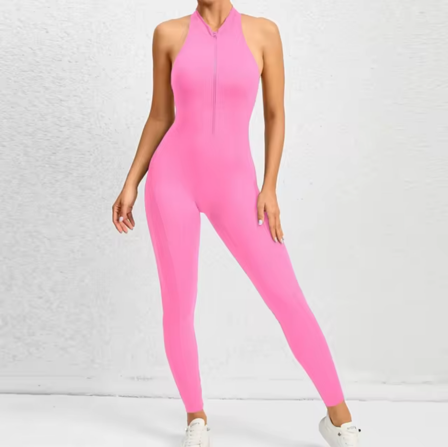 Greta – Fitness-Jumpsuit mit Reißverschluss