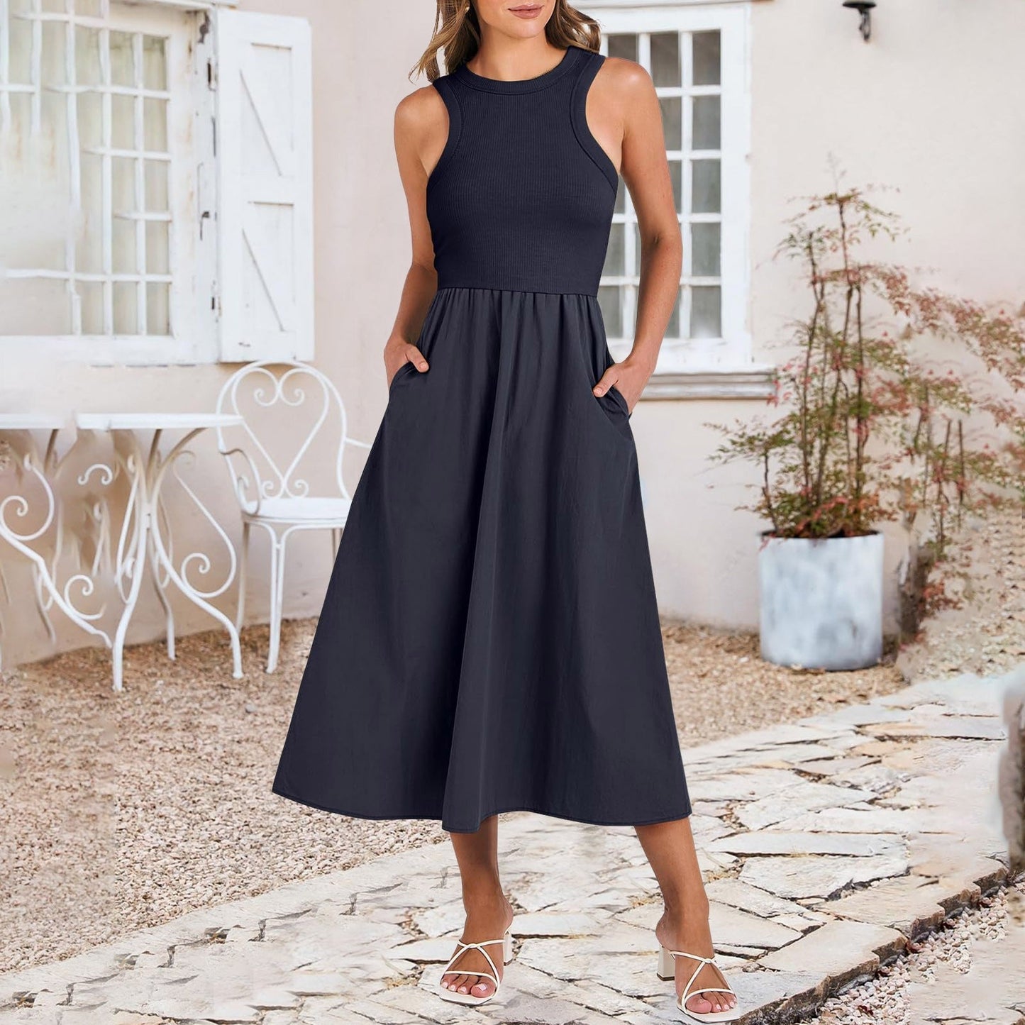 Estelle - Ärmelloses Kleid für Frauen