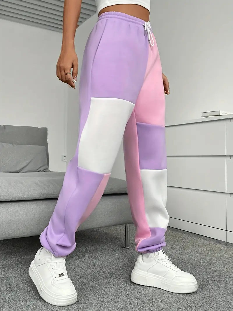 Belle – Stylische Jogginghose mit Farbblockdesign