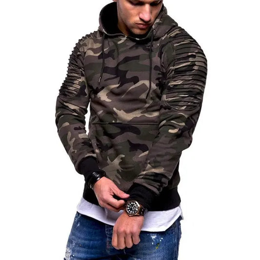 Elite - Tarnfarbener Hoodie