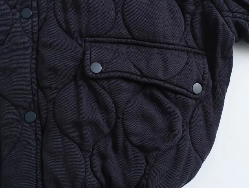 Emery – Baumwolljacke mit Rundhalsausschnitt