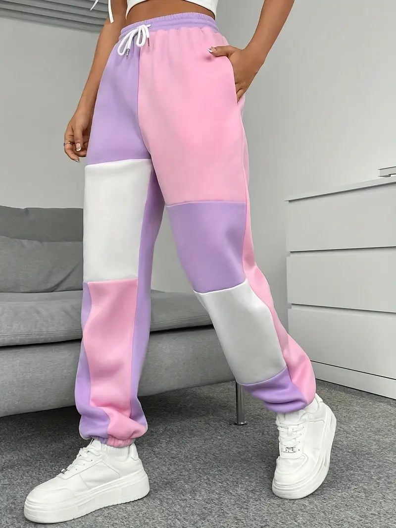 Belle – Stylische Jogginghose mit Farbblockdesign